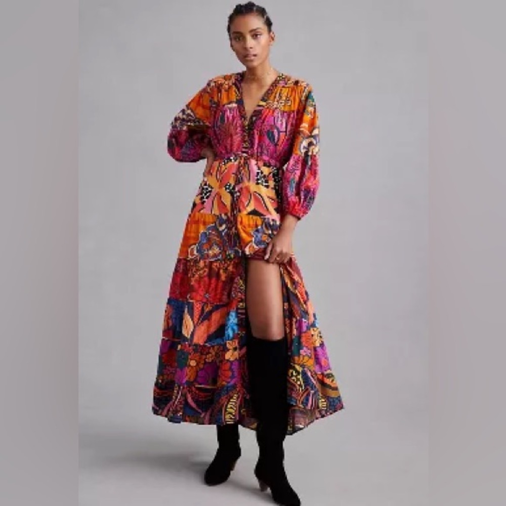 Farm for Anthropologie Maxi Dress | XS | NWOT